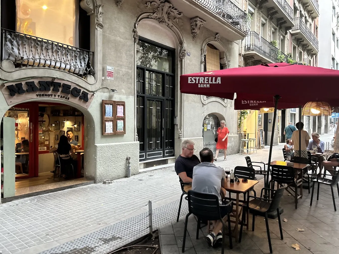 Terraza de Manteca en Consell de Cent