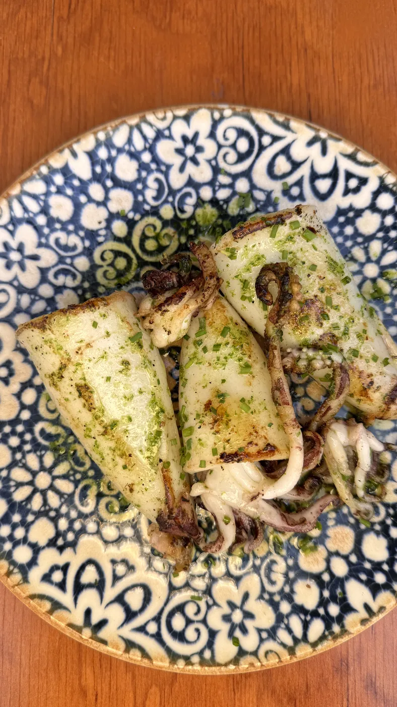 Calamarcitos a la plancha